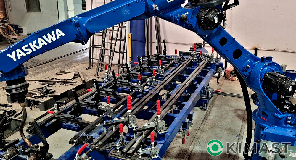 Проведены пуско-наладочные работы роботизированного комплекса для сварки грузовых автомобилей
